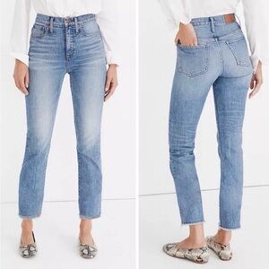 Madewell The Perfect Vintage frayed jeans 26